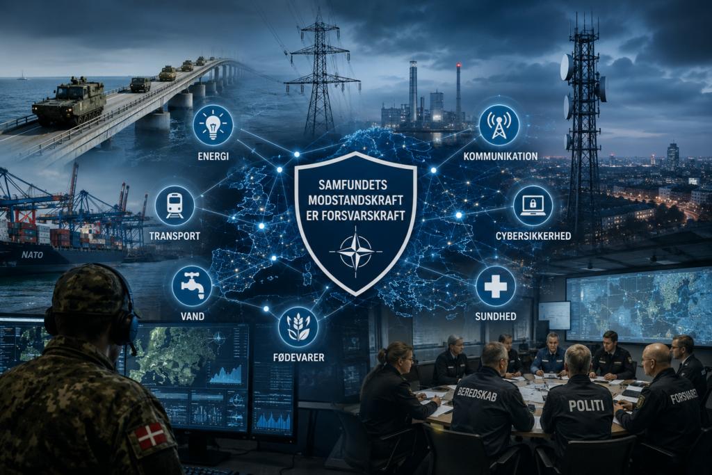 Forsvarsstrategi og samfundsbeskyttelse