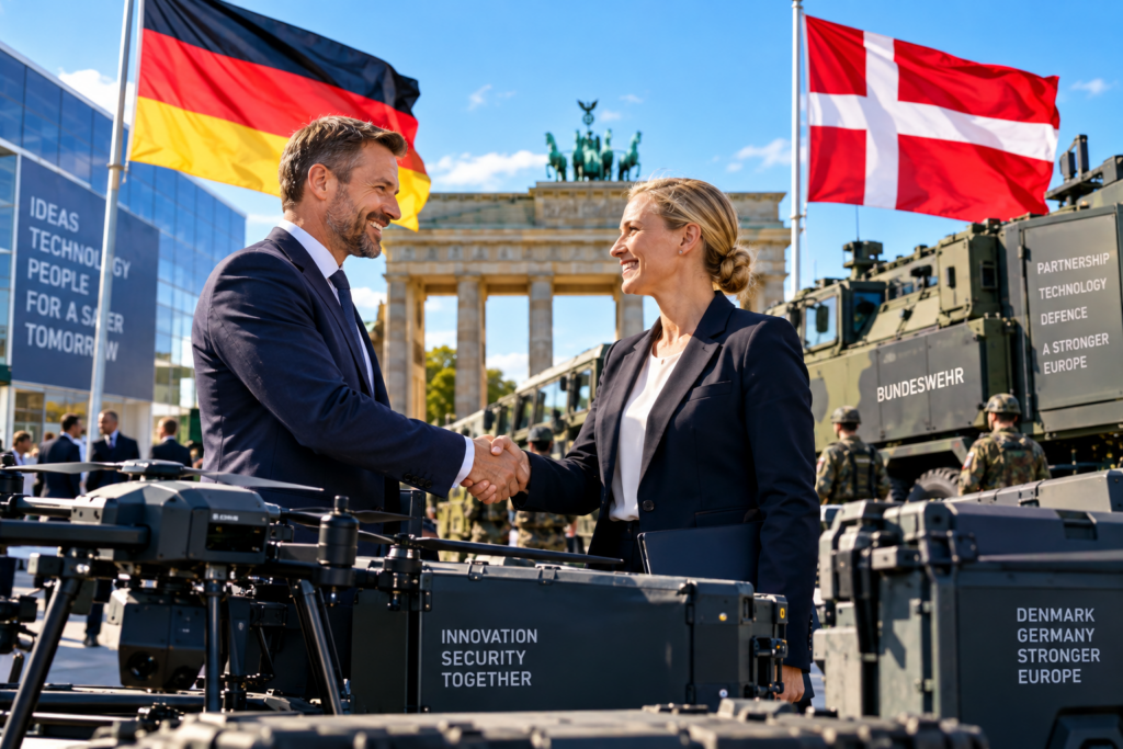 Håndtryk mellem danske og tyske ledere