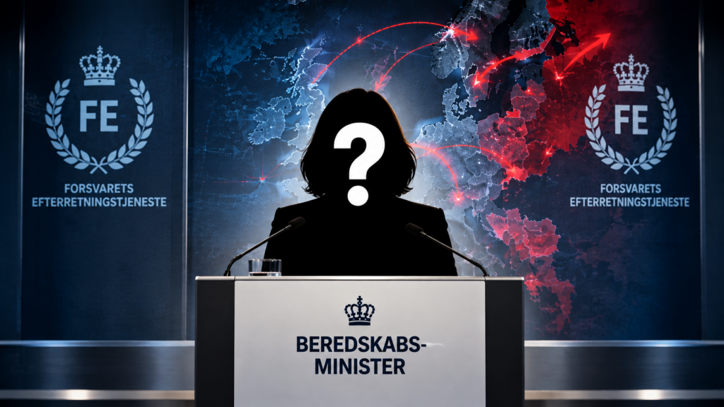 Uidentificeret person ved pressekonference