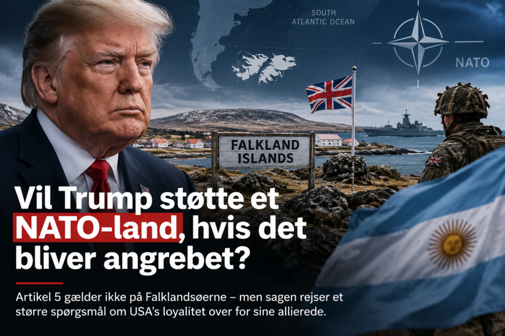 Trump, NATO, Falklandsøerne, konflikt, loyalitet