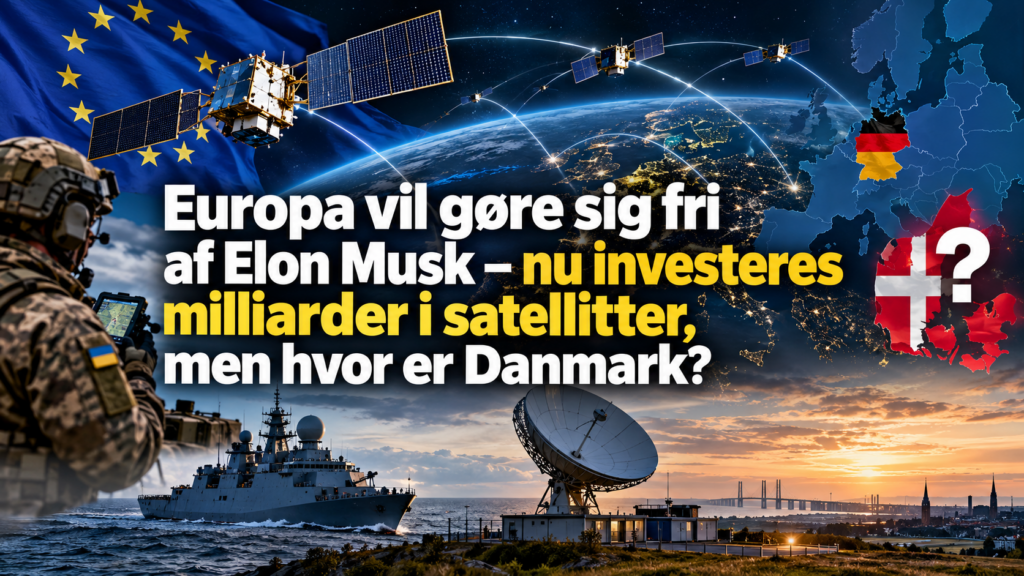 Satellitter, investeringer og Danmarks rolle