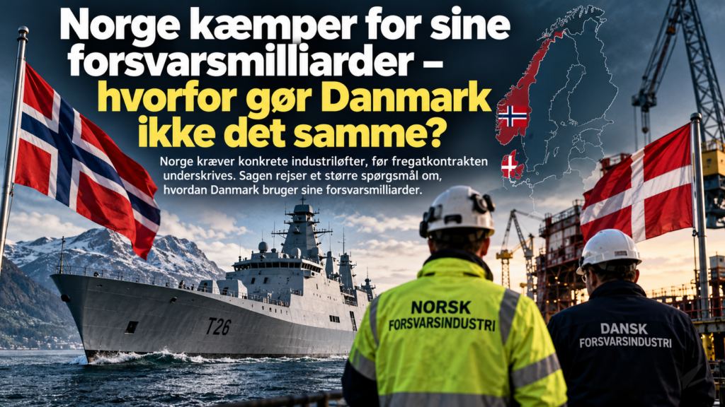 Norge og Danmark diskuterer forsvarsudgifter